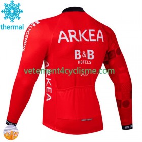 Homme Maillot vélo Hiver Thermal Arkea Bb Hotels Excalibur 2024
